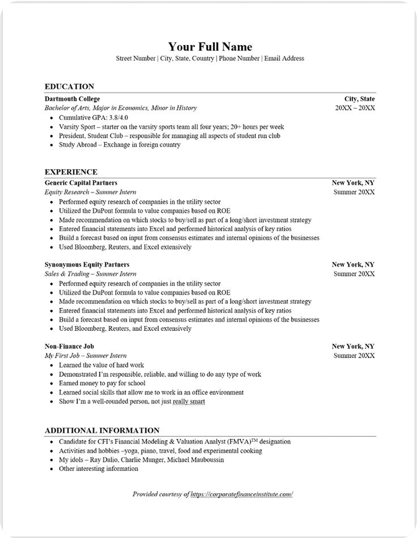 resume
